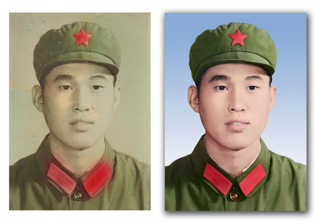 五龙口镇破损照片修复-18